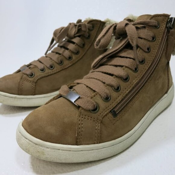 UGG Shoes - UGG Australia Olive High-Top Sneaker Boots Women’s Footwear Shoes Botas Size 7